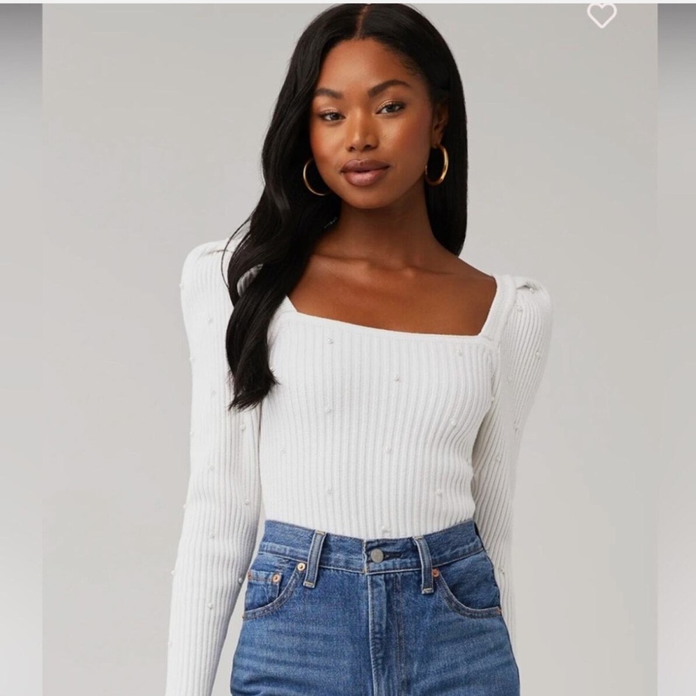 ASTR the label white sweater